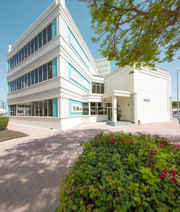 The Mile Studios building at Dubai Studio City